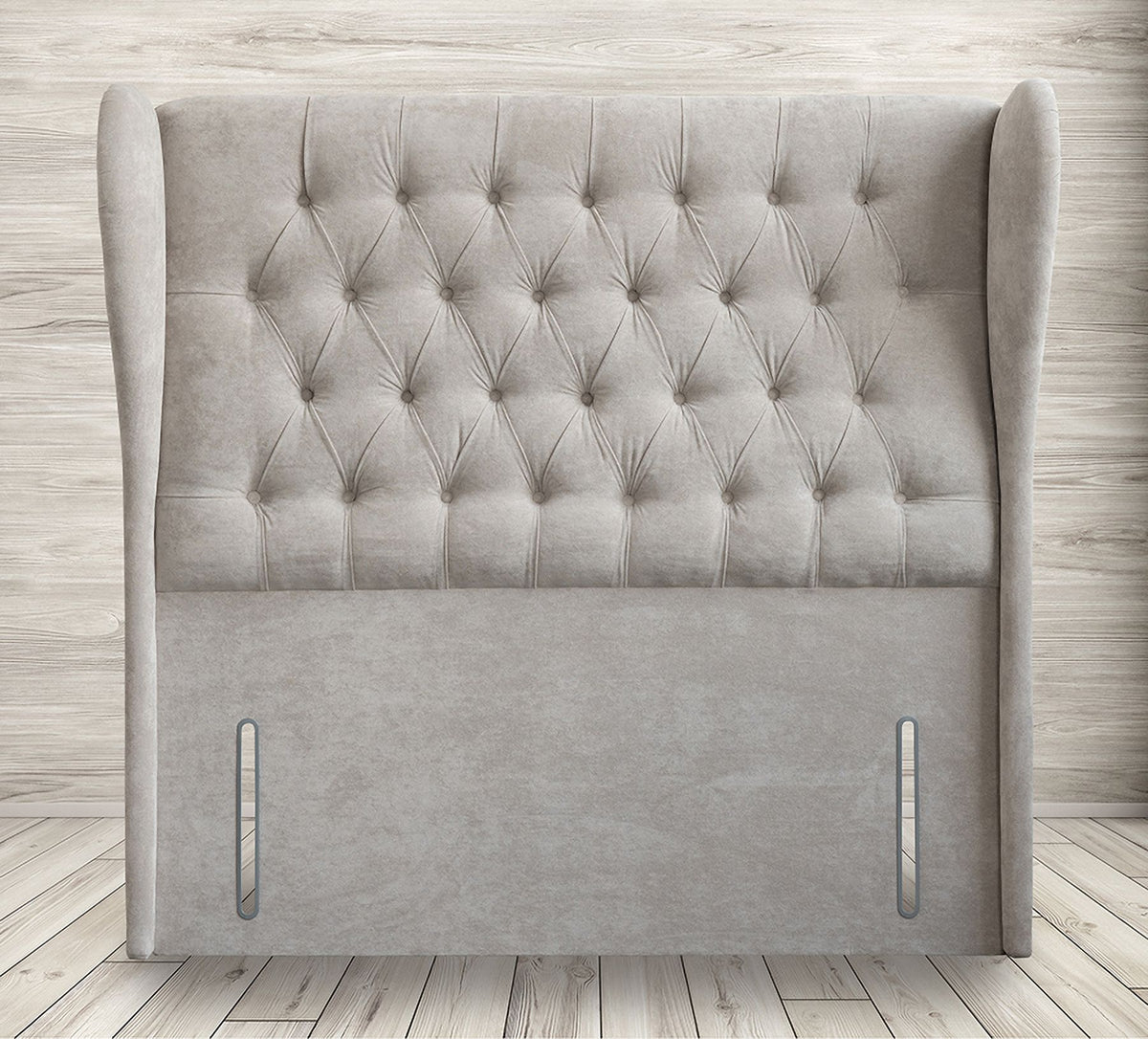 Seren Chesterfield Wing Headboard