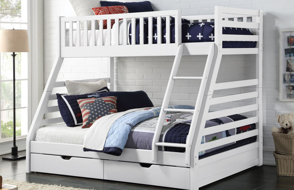 Sweet Dreams Triple Bunks White